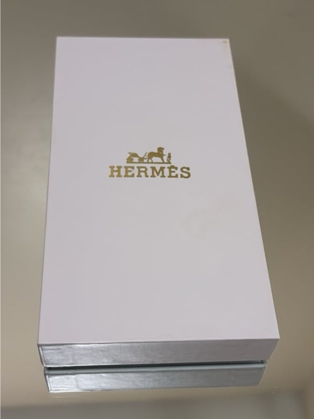 Authentic Empty Hermès Box – White Luxury Replacement Packaging